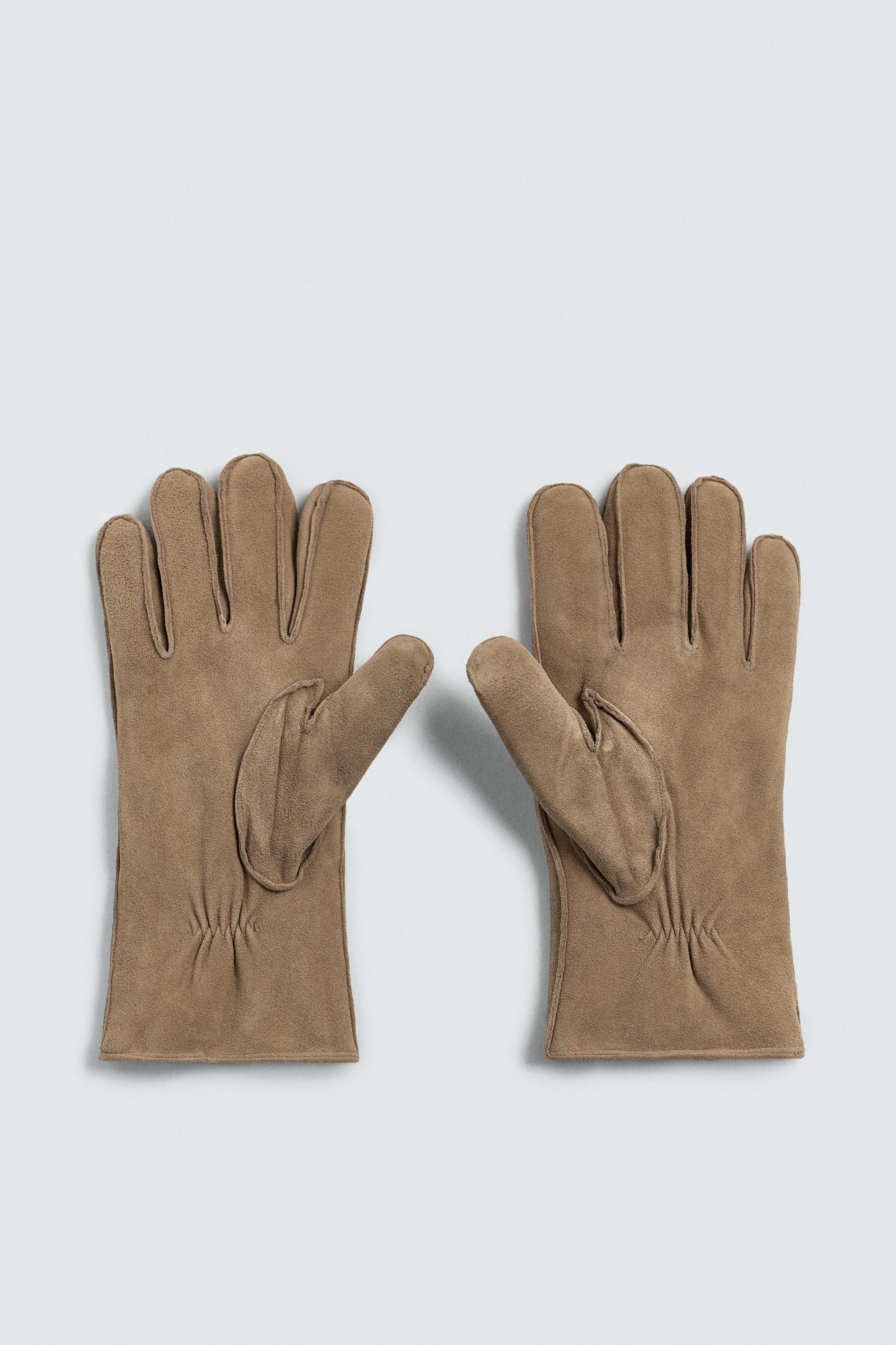 COMBINATION LEATHER GLOVES